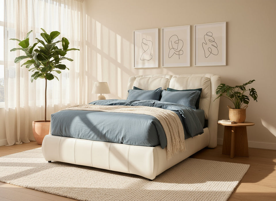 152CM SAFARI SLEIGHBED WHITE ALPI