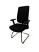 HT-416DX MODERN VISITORS CHAIR (BLACK -120KG) STEL