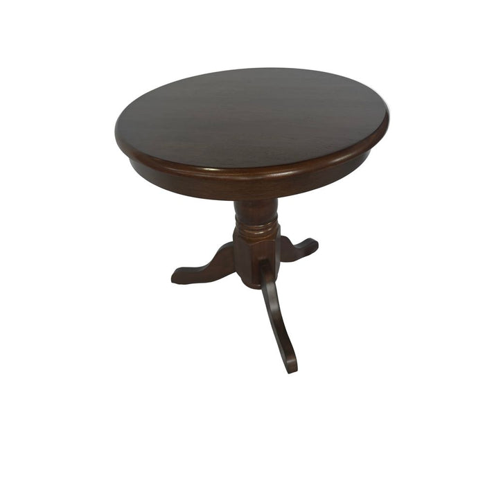 DANI DRUM TABLE - MID WALNUT LINE