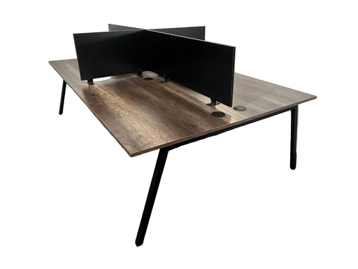 4-WAY FACE TO FACE CLUSTER - A-FRAME (1350X800MM) MONUMENT O DESK