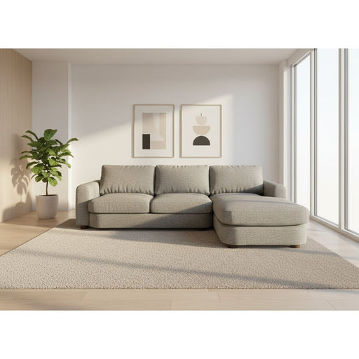 2PCE HICKORY FABRIC - TRIBUTE GRANITE EART