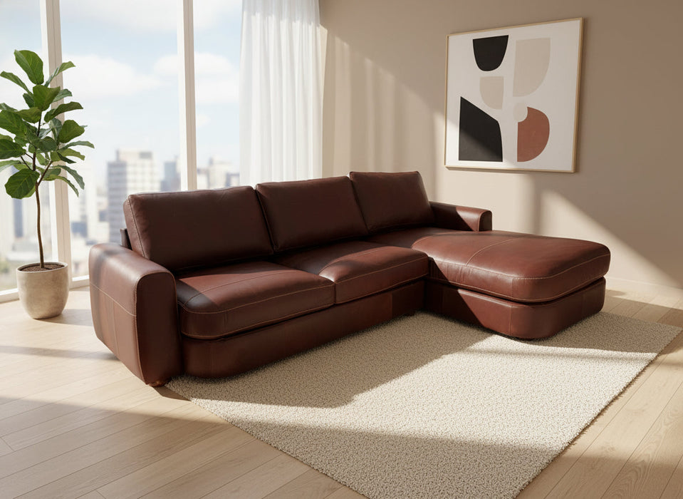 2PCE HICKORY FULL LEATHER - BUSHVELD MOPANI EART