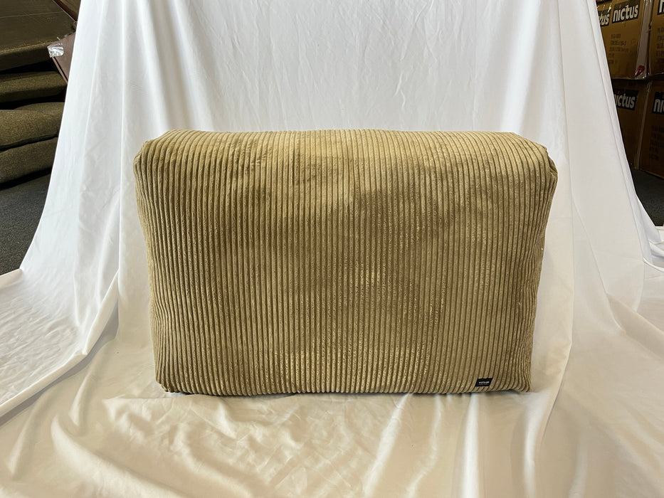 SOFA SIDE 84X31 CORD VELOURS KHAKI VETS