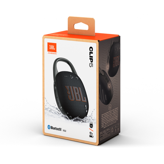 JBL CLIP 5 PORTABLE BLUETOOTH SPEAKER BLACK JBLL