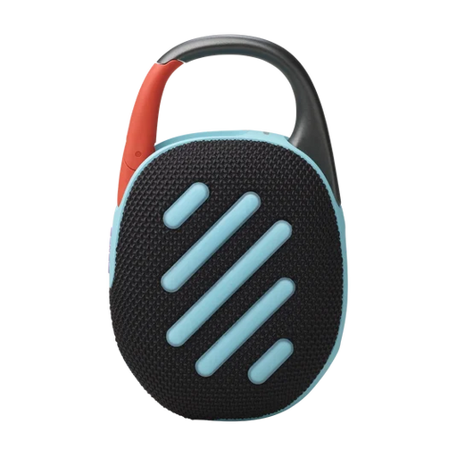 JBL CLIP 5 PORTABLE BLUETOOTH SPEAKER BLACK & ORANGE JBLL