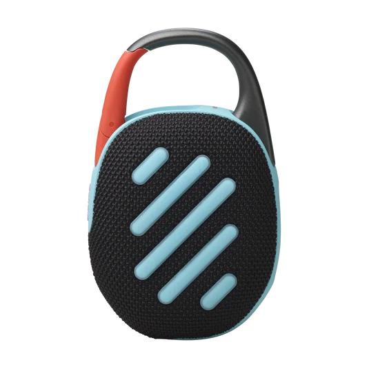 JBL CLIP 5 PORTABLE BLUETOOTH SPEAKER BLACK & ORANGE JBLL