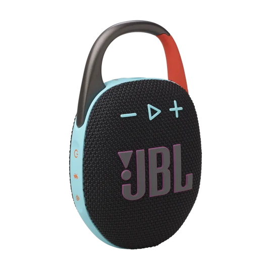 JBL CLIP 5 PORTABLE BLUETOOTH SPEAKER BLACK & ORANGE JBLL