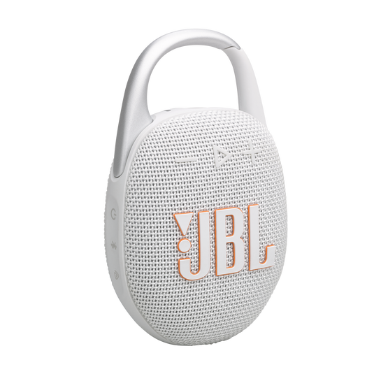 JBL CLIP 5 PORTABLE BLUETOOTH SPEAKER WHITE JBLL