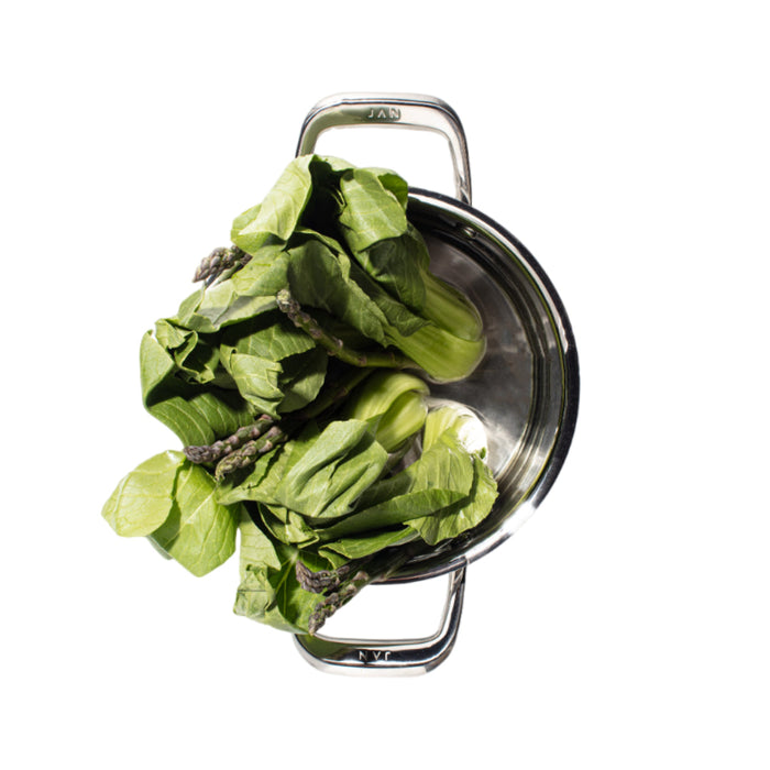 JAN 6 PCE STAINLESS STEEL POT SET LAVISH'D