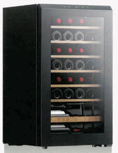 JVC UNDERCOUNTER 35 BOTTLE WINE COOLER JVCC