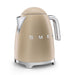 SMEG RETRO ELEC KETTLE MATT CHAMPAGNE SMEG