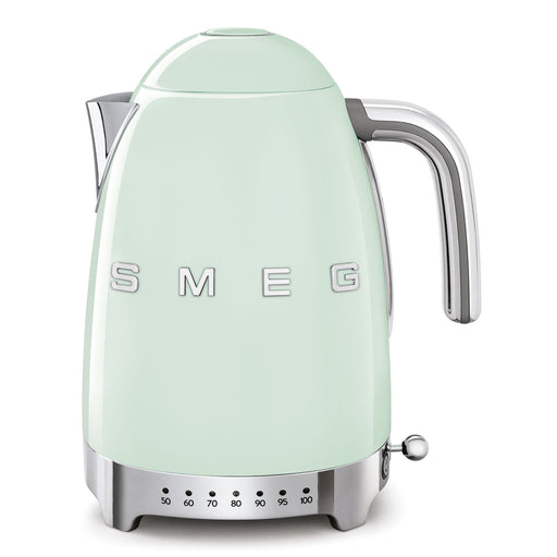 SMEG RETRO 1.7L KETTLE VAR TEMP PASTEL GREEN SMEG