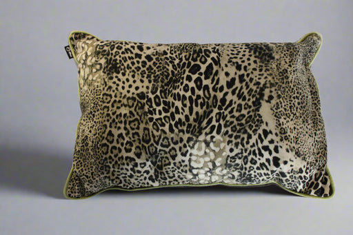 LEOPARD/GREEN PIPE SCATTER 40X60 ALPINE UPHOLSTERERS