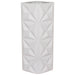 IMPERIO WHITE VASE 40CM TRANS NATAL CUT GLASS
