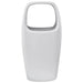 BAG VASE MATT WHITE 33CM TRAN