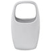 BAG VASE MATT WHITE 25CM TRAN