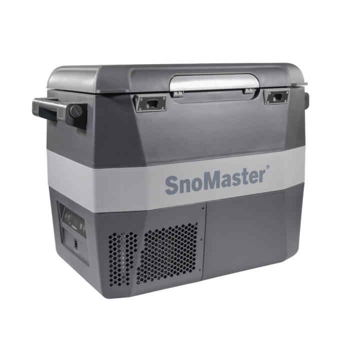 SNOMASTER 54L PLASTIC PORTABLE FRIDGE/FREEZER DC W/ 220V POW SNOM