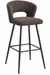 LILLY BAR CHAIR DARK BROWN ANJI
