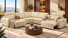 KALAHARI CNR LOUNGE SUITE FULL LEATHER WANC