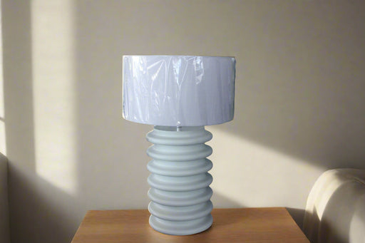MABASSO LAMP WITH SHADE NOLDEN BROTHERS WOODEN