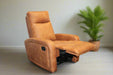 MANSON RECLINER F/LEATHER - ANDES BOURBON  
