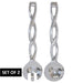 ALU SALAD SERVERS SET 2 ROPE DESI TRAN