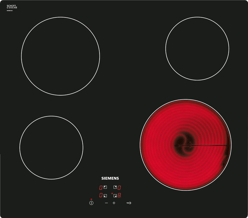 SIEMENS IQ100 60CM CERAMIC HOB BLACK SIEM