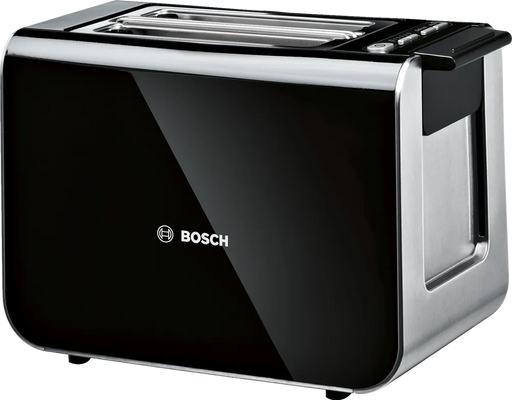 BOSCH 2 SLICE COMPACT TOASTER STYLINE BLACK BOSC
