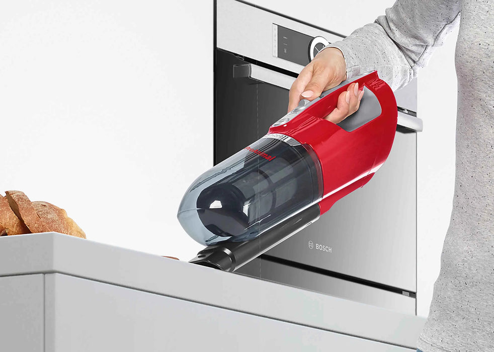 BOSCH SERIES 4 HANDHELD VACUUM CLEANER FLEXXO RED