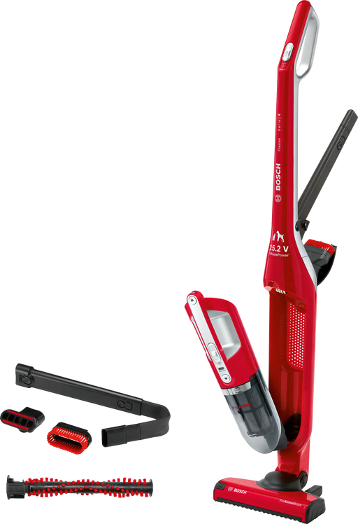 BOSCH SERIES 4 HANDHELD VACUUM CLEANER FLEXXO RED BOSC