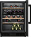 Built-in wine cooler dual temperature zones