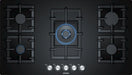 SIEMENS IQ500 90CM GAS ON GLASS HOB BLACK BSH HOME APPLIANCES