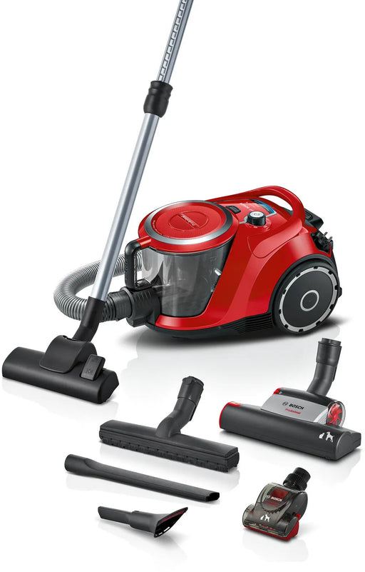 BOSCH BAGLESS VACUUM PROANIMAL SERIE 6 RED 2200W BSH HOME APPLIANCES