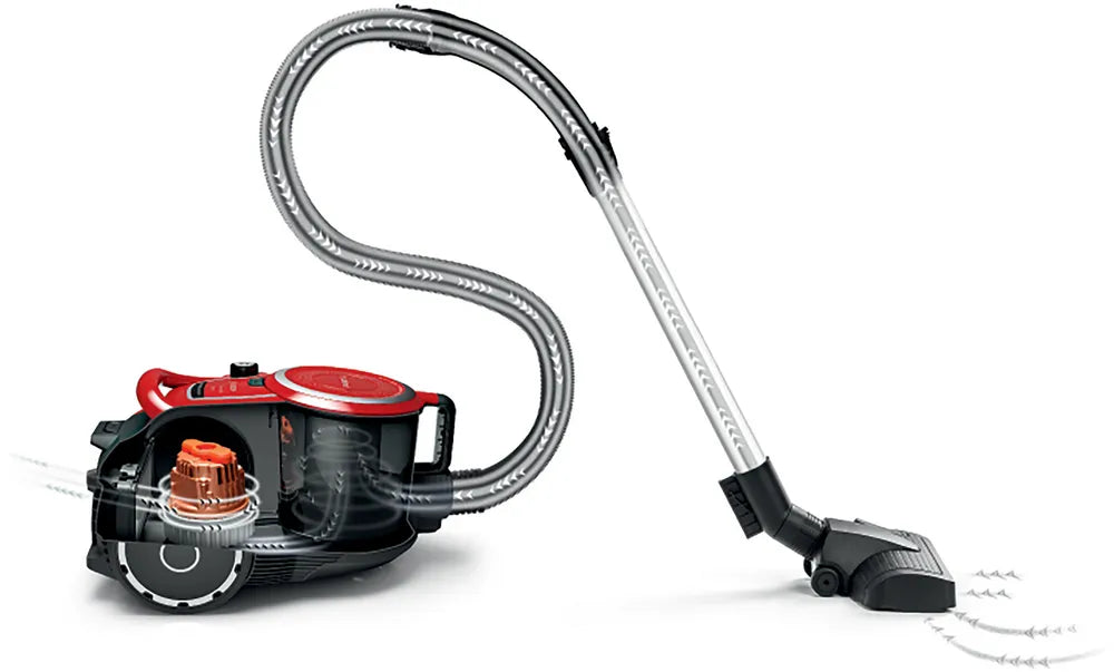 BOSCH BAGLESS VACUUM PROANIMAL SERIE 6 RED 2200W BSH HOME APPLIANCES