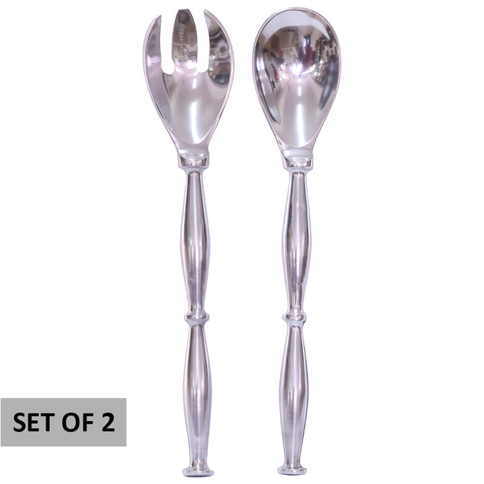 HELEN ALU SALAD SERVER SET/2 TRAN