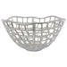 ORGANIC BASKET SILVER 31X16CM TRAN