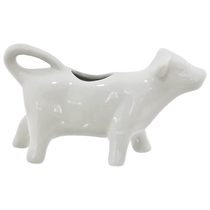 MILK JUG WHITE 8X14X5CM TRAN