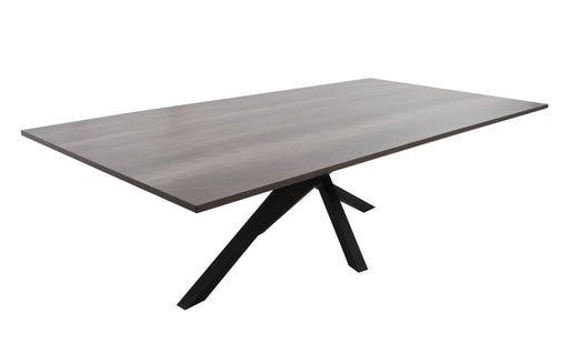 MONACO BOARDROOM TABLE (MONUMENT OAK & BLACK FRAME DESK & CHAIR