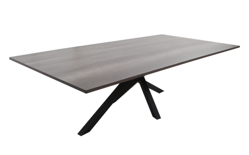 MONACO BOARDROOM TABLE (COIMBRA OAK TOP & BLACK FRAME) 2.4M DESK