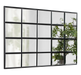 MRR-HY22-491 - WINDOW BLACK SQUARE MIRROR-140X80 REDR
