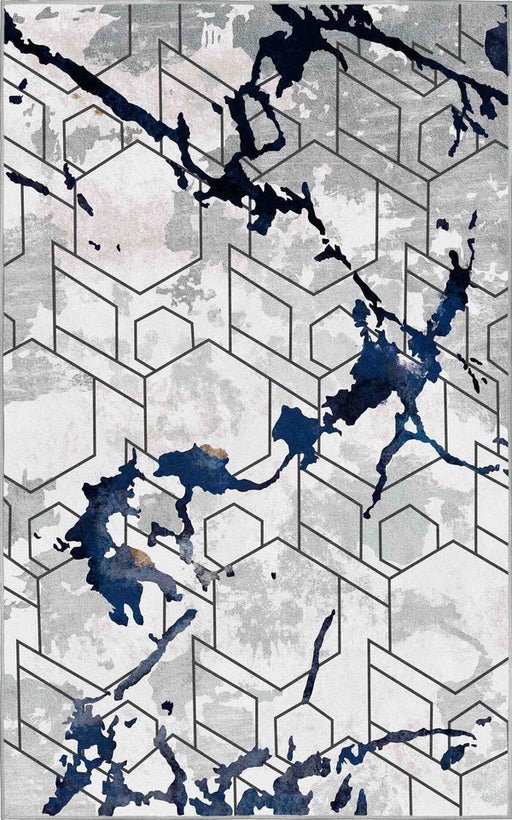 HERITAGE 160X220 - MODERN HEXAGON RUGS