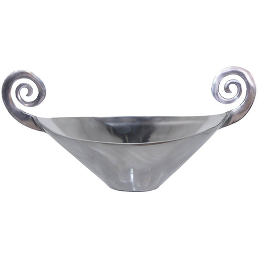 NORDIC SWIRL HANDLE BOAT 35X17X14 TRAN