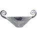 NORDIC SWIRL HANDLE BOAT 35X17X14 TRAN