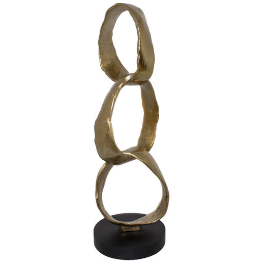 ALU OVAL CIL CIRCLES SCULPTURE 48 TRANS NATAL CUT GLASS