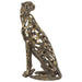 ANT.GOLD CHEETAH 43CM SCULPTURED TRAN