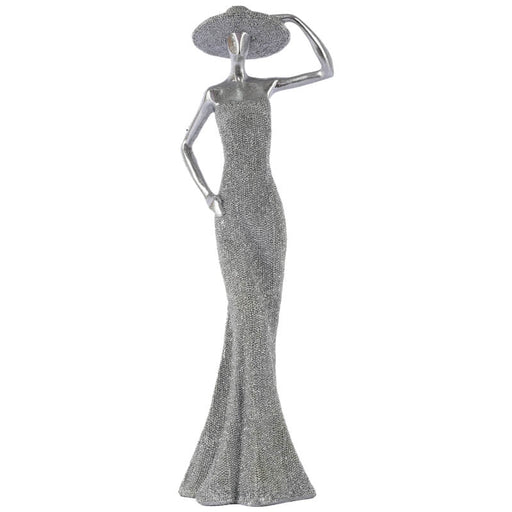 GLAMOUR LADY HAND ON HAT 36CM  TRAN