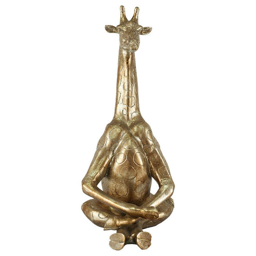 YOGA GIRAFFE 30CM TRANS NATAL CUT GLASS