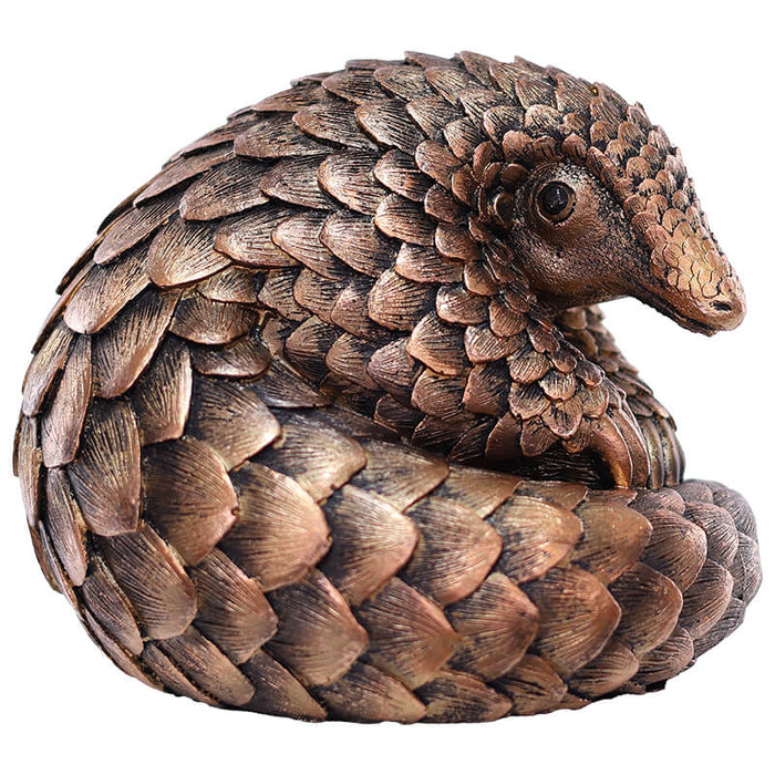 BRONZE PANGOLIN 15CM TRAN