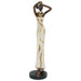 AFRICAN LADY 36CM HANDS ON HEAD TRAN
