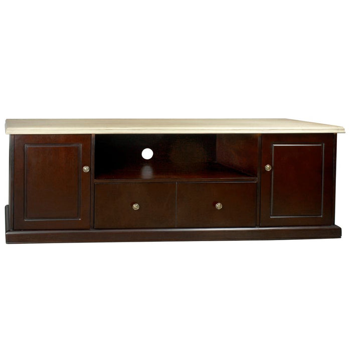 NEWTON TV STAND - M.WALNUT/D.WALNUT LINE